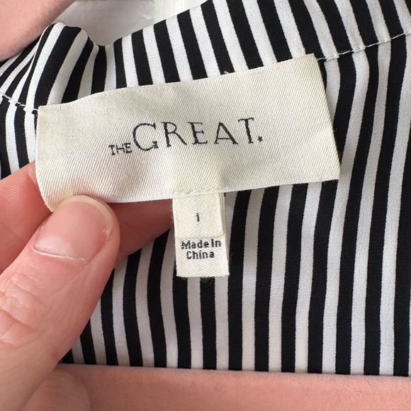 Black and White Striped Blazer - Picture 3 of 5